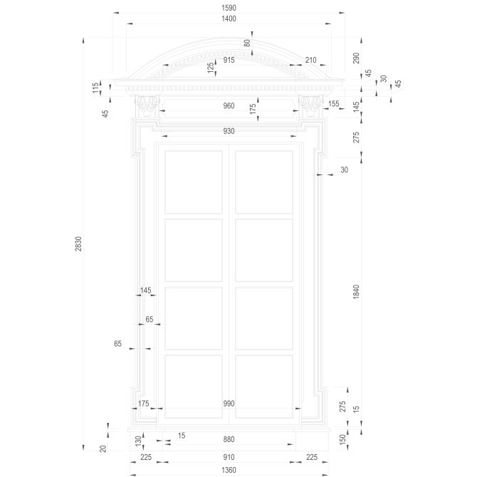картинка Оконный наличник Festivo FWT5057F22