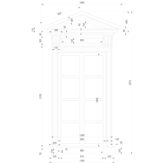картинка Оконный наличник Festivo FWT5058F22