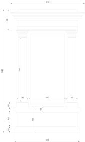 картинка Оконный наличник Festivo FWT5052F22